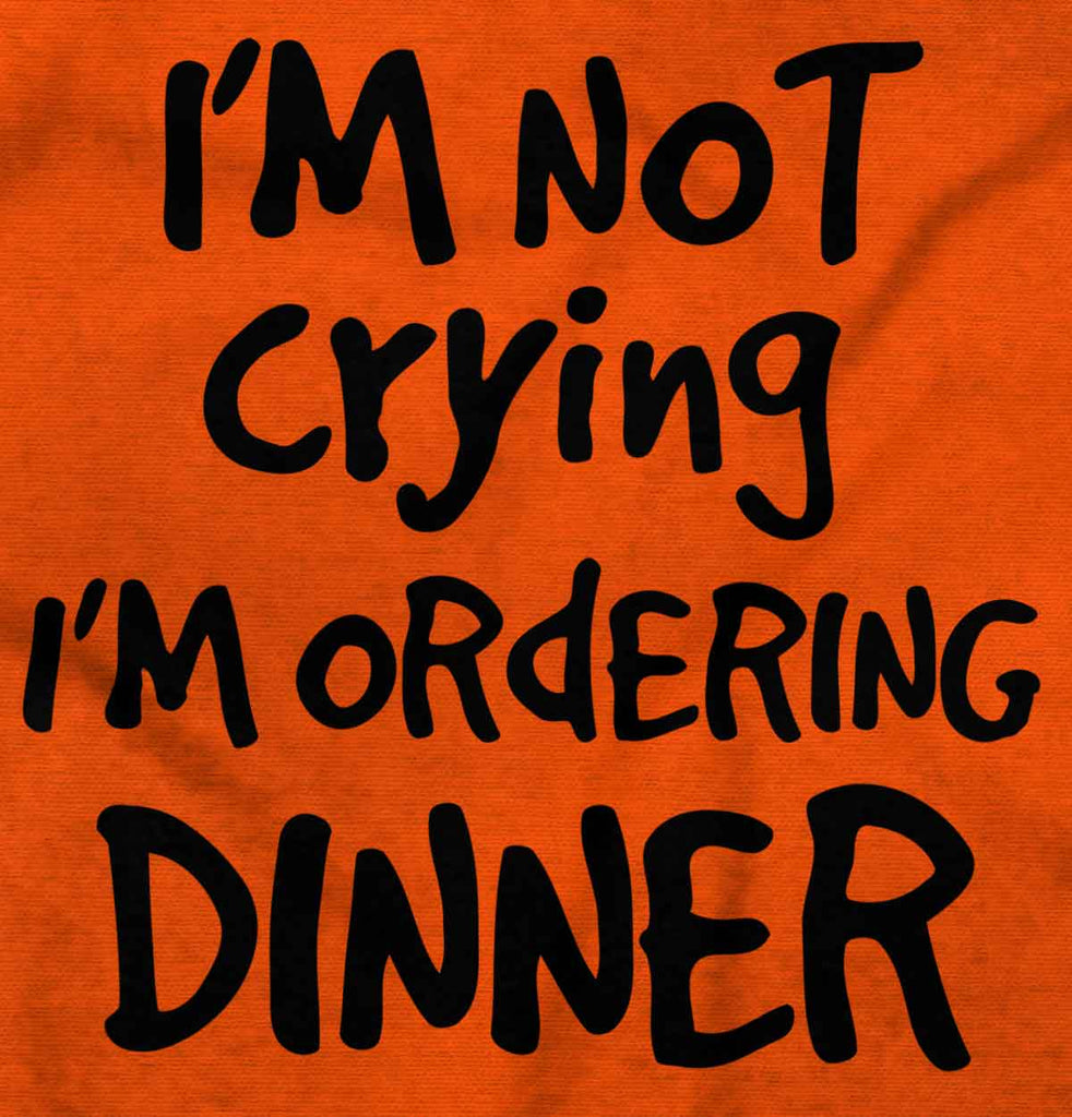 Ordering Dinner Infant Toddler T Shirt-Direct To Garment Print-Brisco Baby