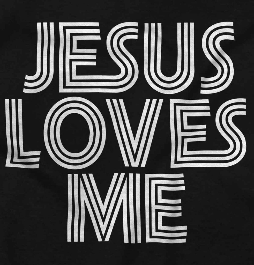Christ Loves Me Solid Baby Pajama Top-Direct To Garment Print-Brisco Baby