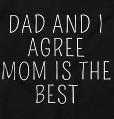 Mom Is Best Ringer Romper Bodysuit-Direct To Garment Print-Brisco Baby