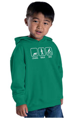 Crawl Walk Bike Toddler Pullover Hoodie-Direct To Garment Print-Brisco Baby