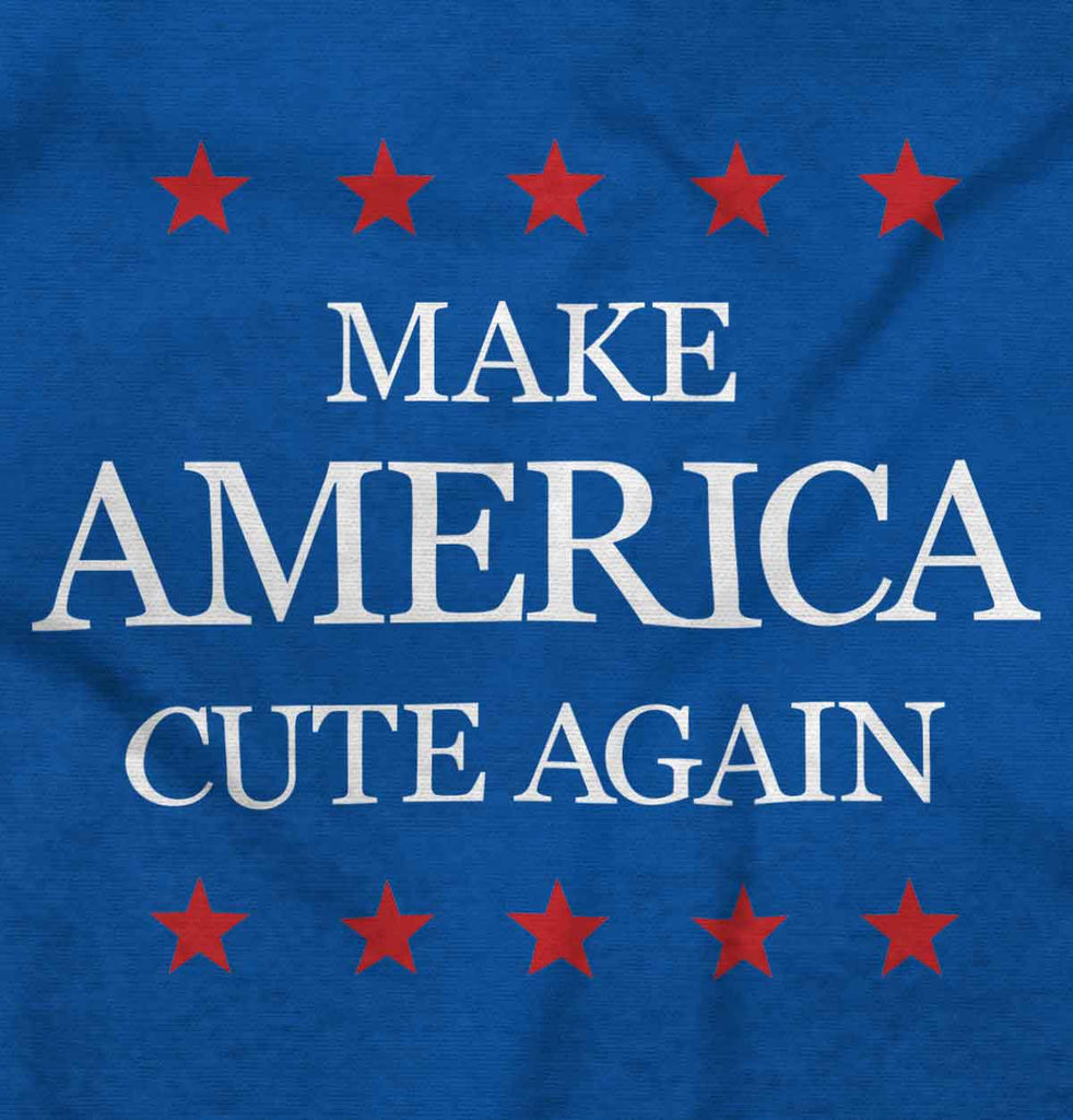 America Cute Again Infant Toddler T Shirt-Direct To Garment Print-Brisco Baby