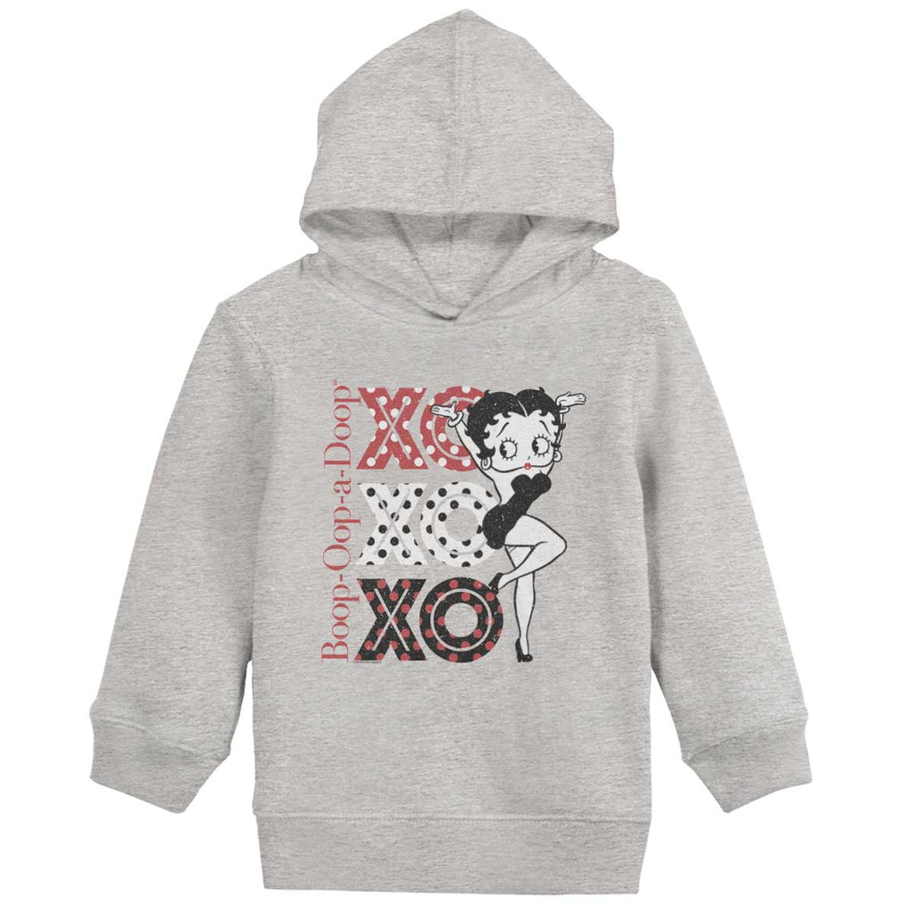 XO Boop Toddler Pullover Hoodie-Direct To Garment Print-Brisco Baby