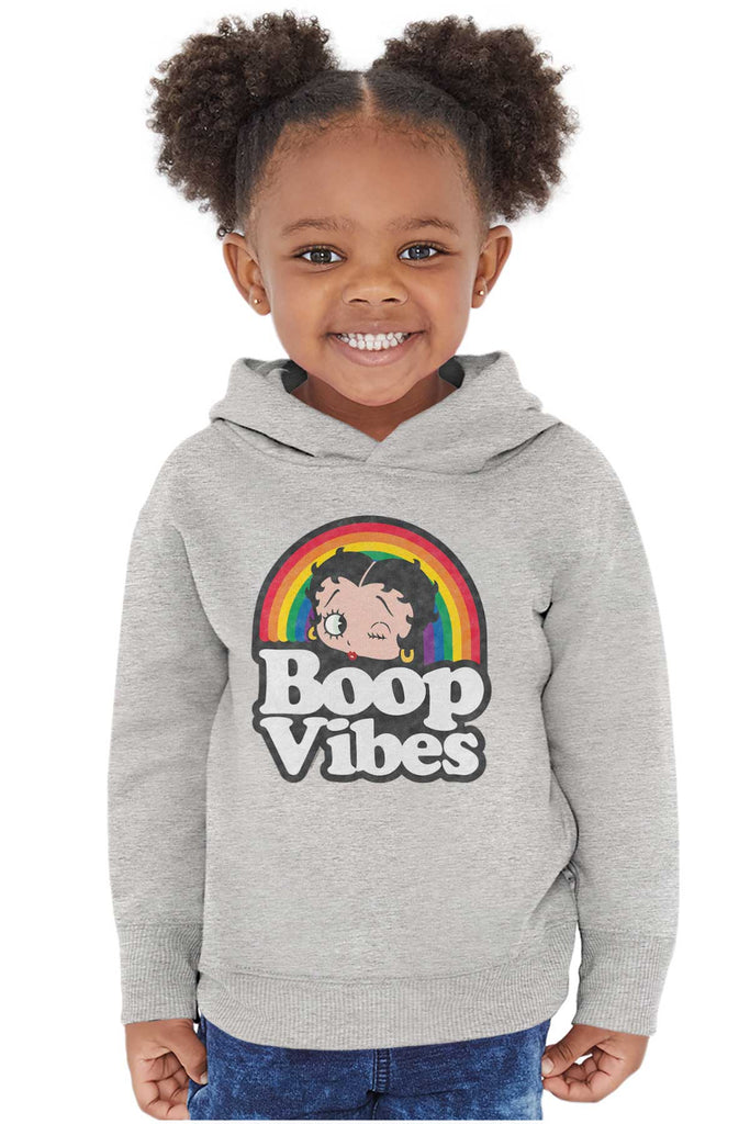 Boop Vibes Toddler Pullover Hoodie-Direct To Garment Print-Brisco Baby