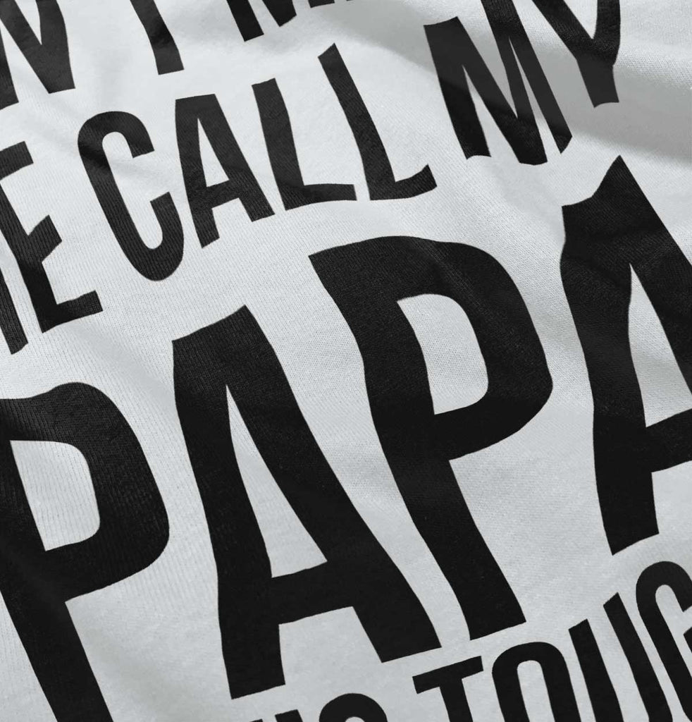 Don't Make Me Call Papa Romper Bodysuit-Direct To Garment Print-Brisco Baby