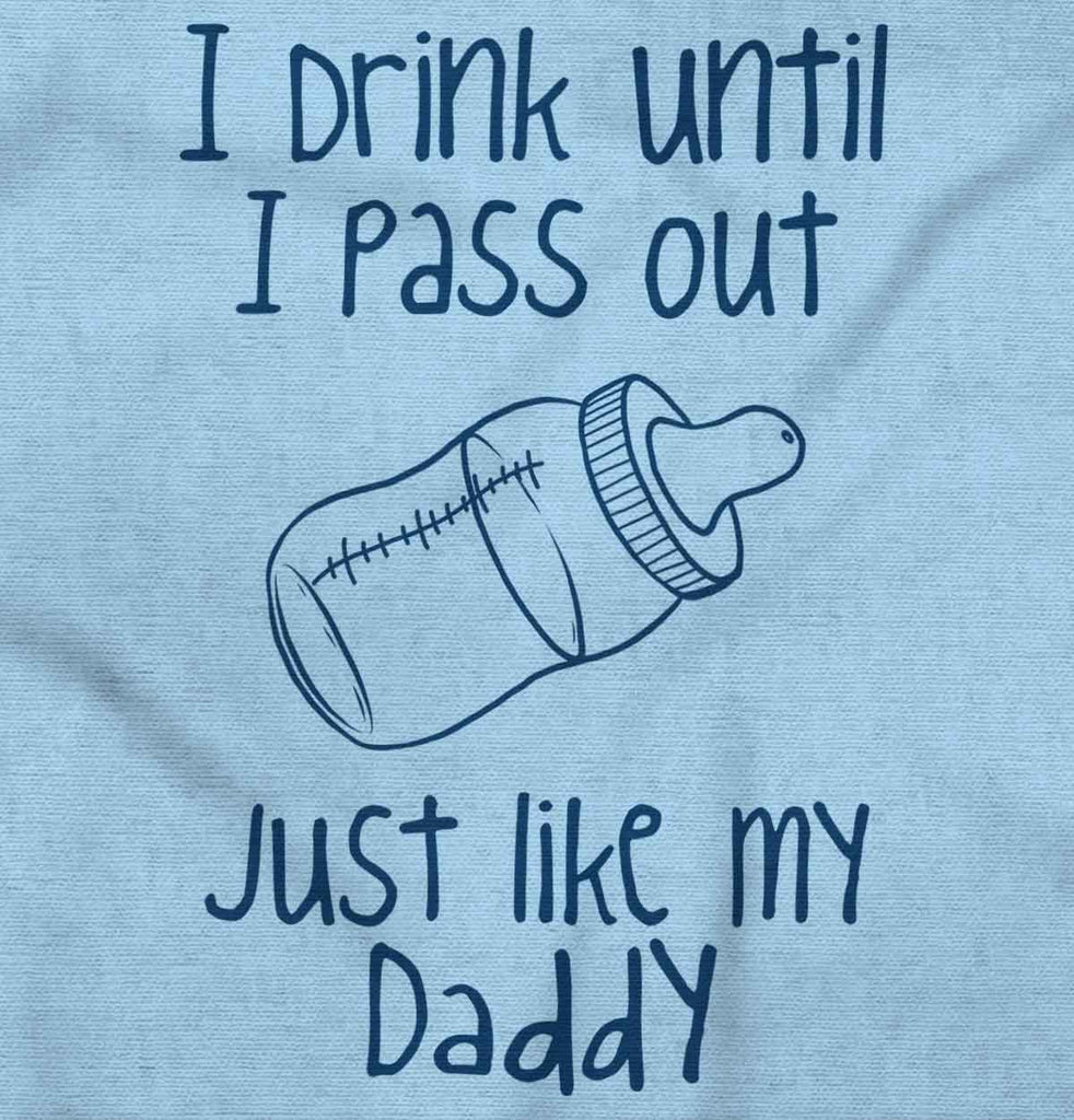 Like My Daddy Romper Bodysuit-Direct To Garment Print-Brisco Baby