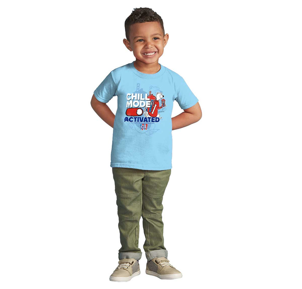 Chill Mode Activated Infant Toddler T Shirt-Direct To Garment Print-Brisco Baby