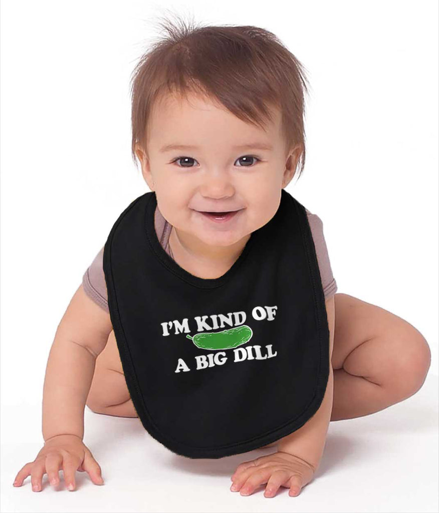 A Big Dill Infant Baby Bib-Direct To Garment Print-Brisco Baby