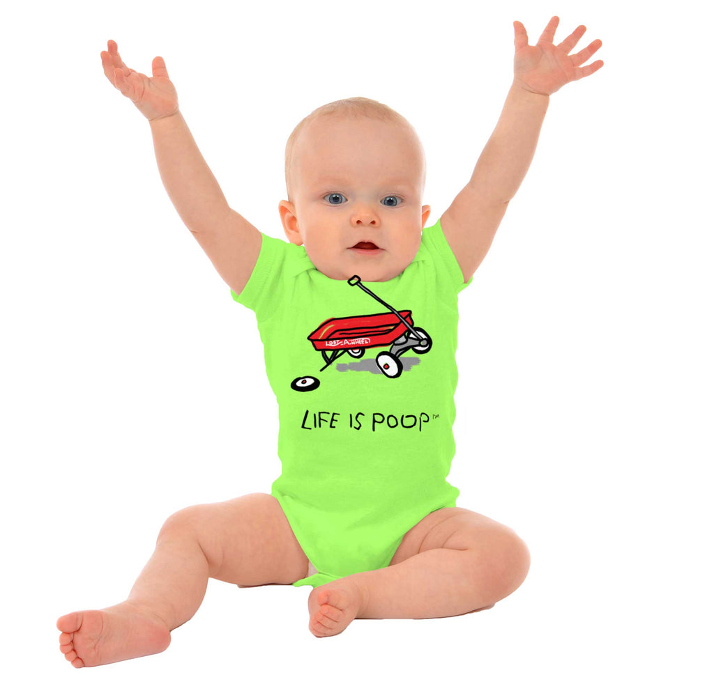 Broken Wagon Romper-Direct To Garment Print-Brisco Baby