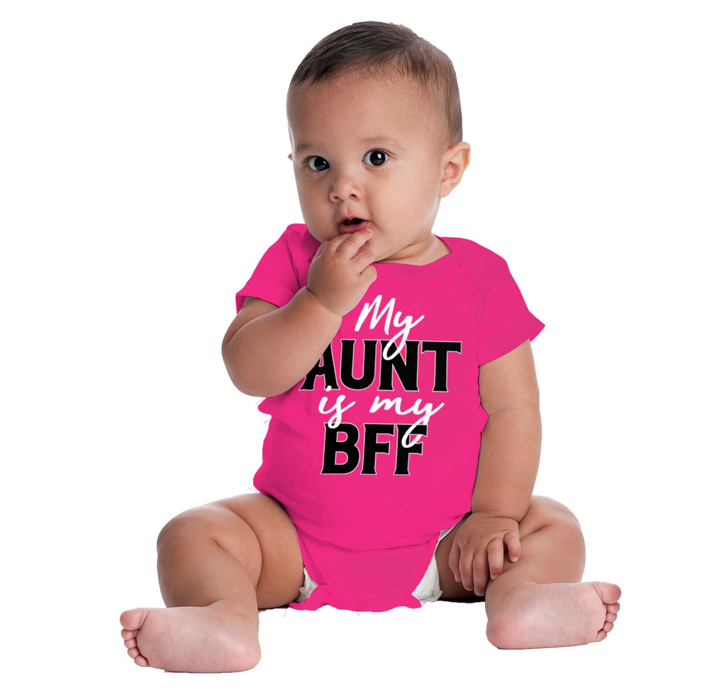 Aunt BFF Romper Bodysuit-Direct To Garment Print-Brisco Baby