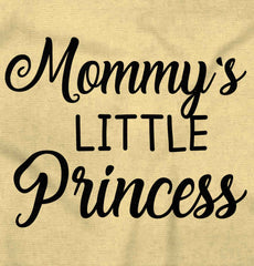 Mommy's Little Princess Romper Bodysuit-Direct To Garment Print-Brisco Baby