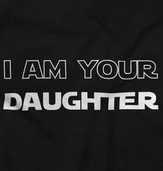 I Am Your Daughter Football Romper Bodysuit-Direct To Garment Print-Brisco Baby