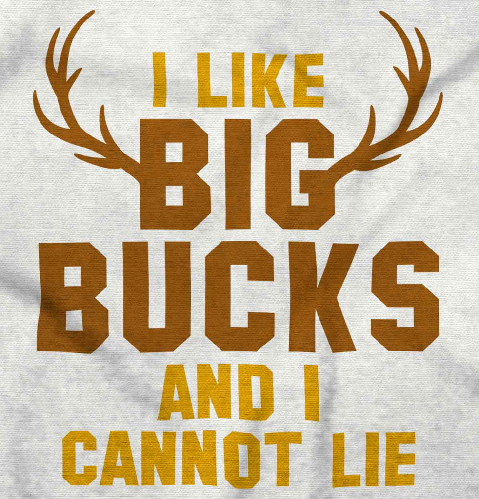 I Like Big Bucks Romper Bodysuit-Direct To Garment Print-Brisco Baby