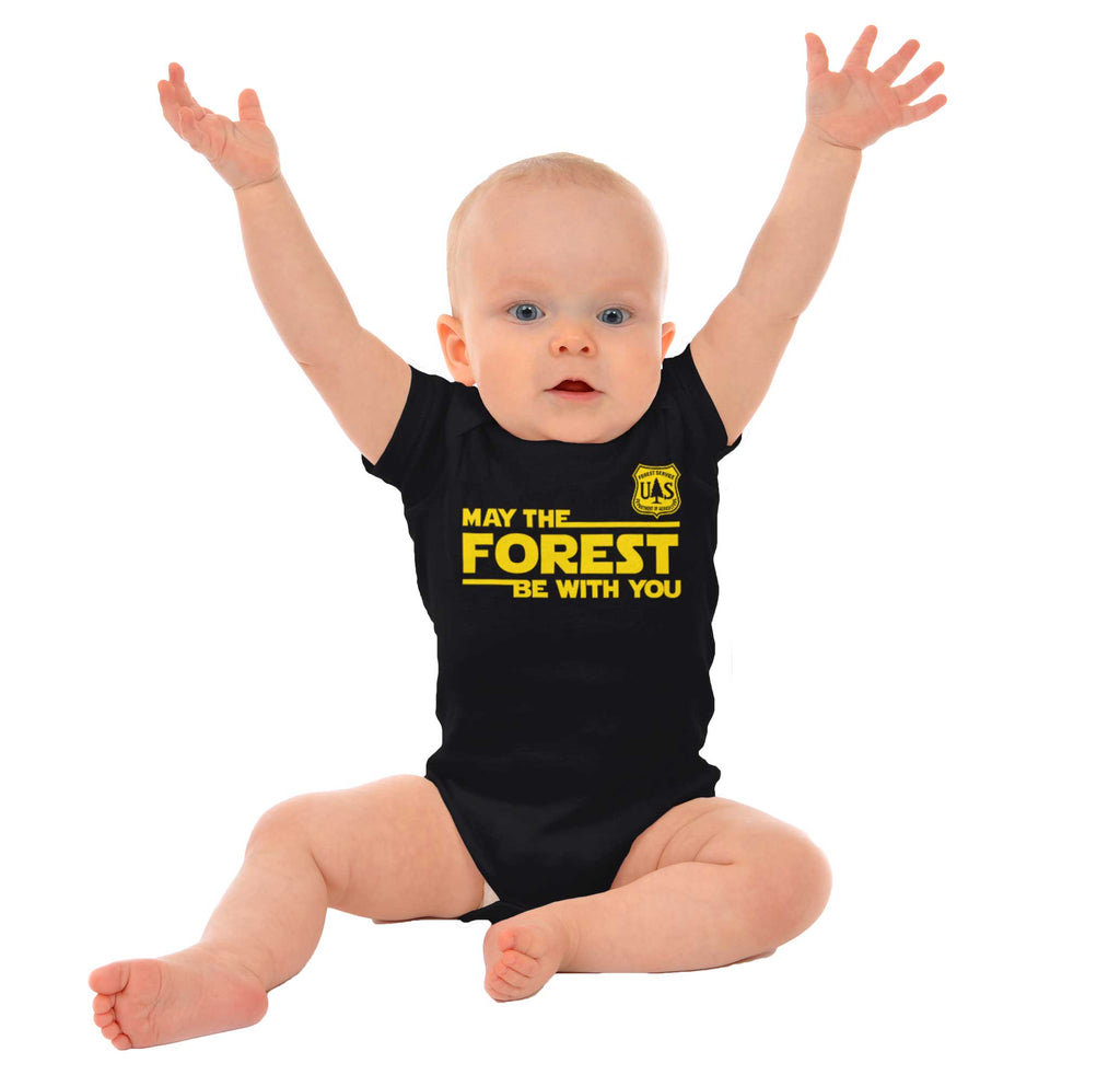 May The Forest Romper Bodysuit-Direct To Garment Print-Brisco Baby