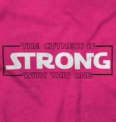 Star Wars Strong Infant Toddler T Shirt-Direct To Garment Print-Brisco Baby