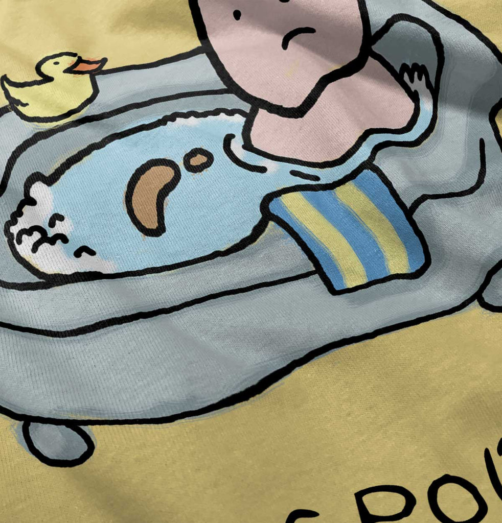 Poop in Bath Infant Toddler T Shirt-Direct To Garment Print-Brisco Baby