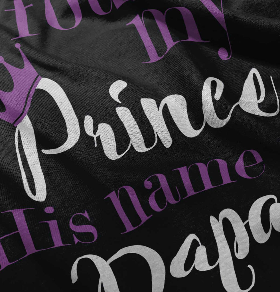 Found My Prince Name Is Papa Infant Baby Bib-Direct To Garment Print-Brisco Baby
