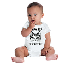 Your Kitties Romper Bodysuit-Direct To Garment Print-Brisco Baby