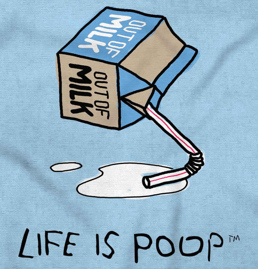 Out of Milk Infant Toddler T Shirt-Direct To Garment Print-Brisco Baby