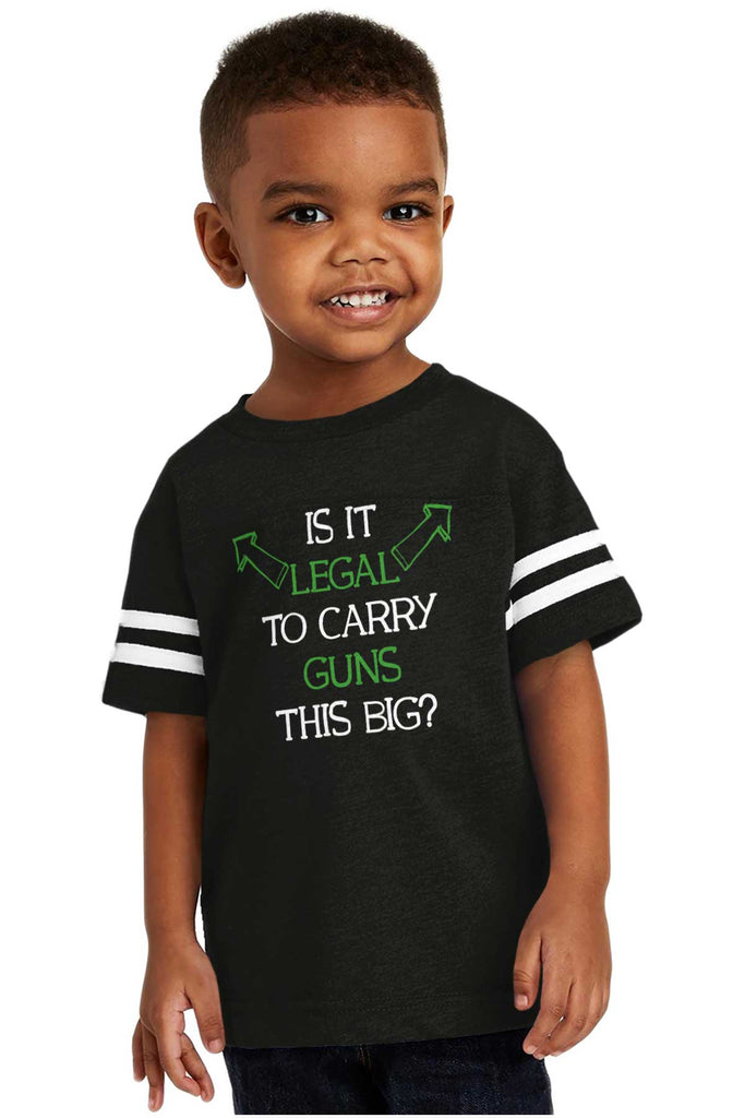 Is It Legal Toddler Football Jersey Tee-Direct To Garment Print-Brisco Baby