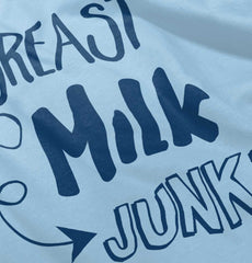 Milk Junkie Infant Toddler T Shirt-Direct To Garment Print-Brisco Baby