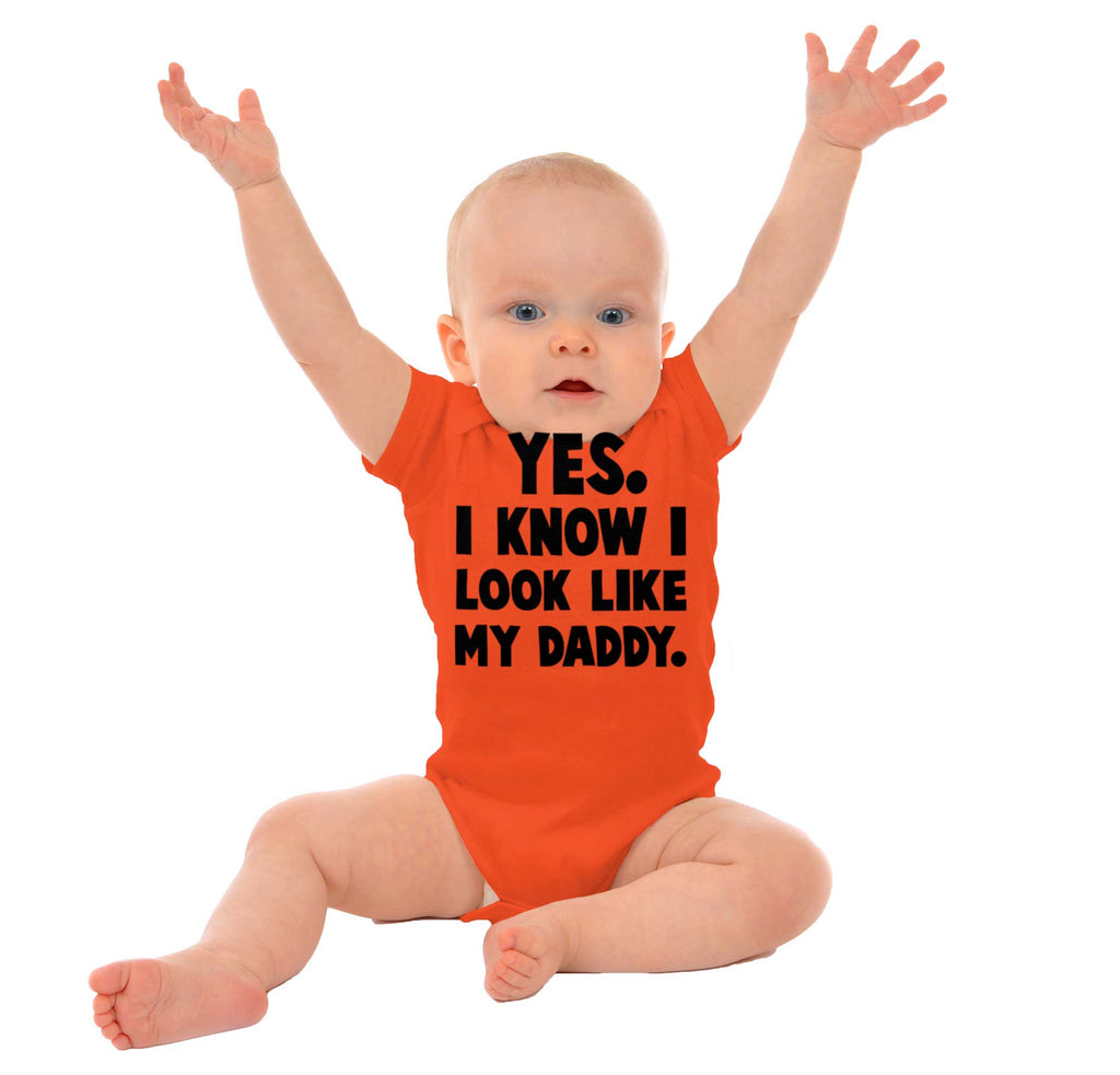Look Like Daddy Romper Bodysuit-Direct To Garment Print-Brisco Baby