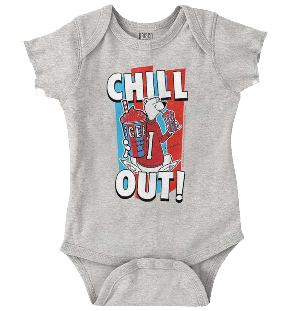 Chill Out Romper Bodysuit-Direct To Garment Print-Brisco Baby