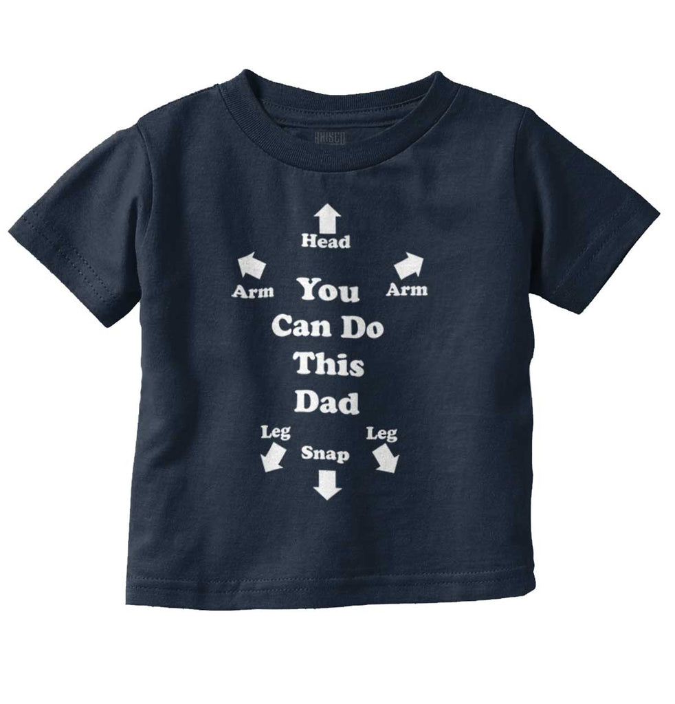 You Can Do This Infant Toddler T Shirt-Direct To Garment Print-Brisco Baby