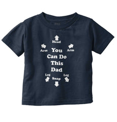 You Can Do This Infant Toddler T Shirt-Direct To Garment Print-Brisco Baby