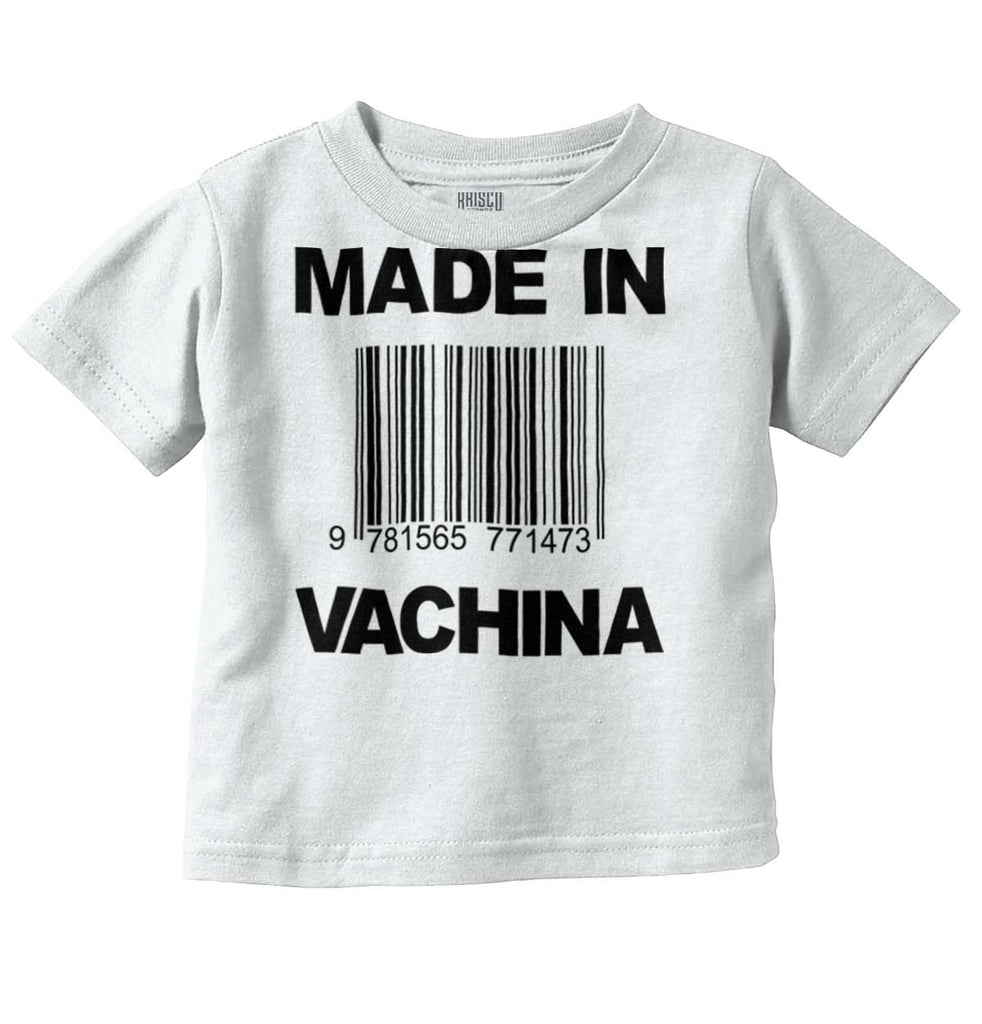 Made In Vachina Infant Toddler T Shirt-Direct To Garment Print-Brisco Baby