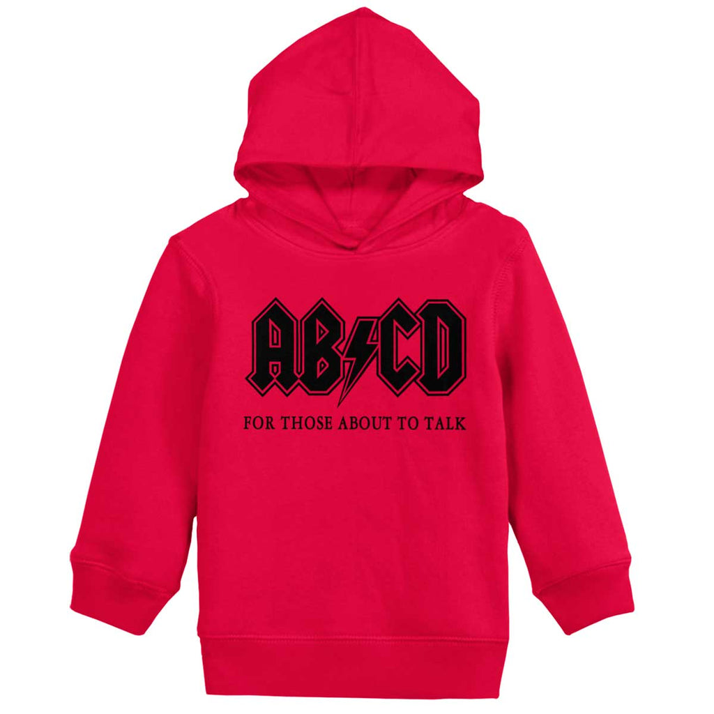 AB CD Toddler Pullover Hoodie-Direct To Garment Print-Brisco Baby