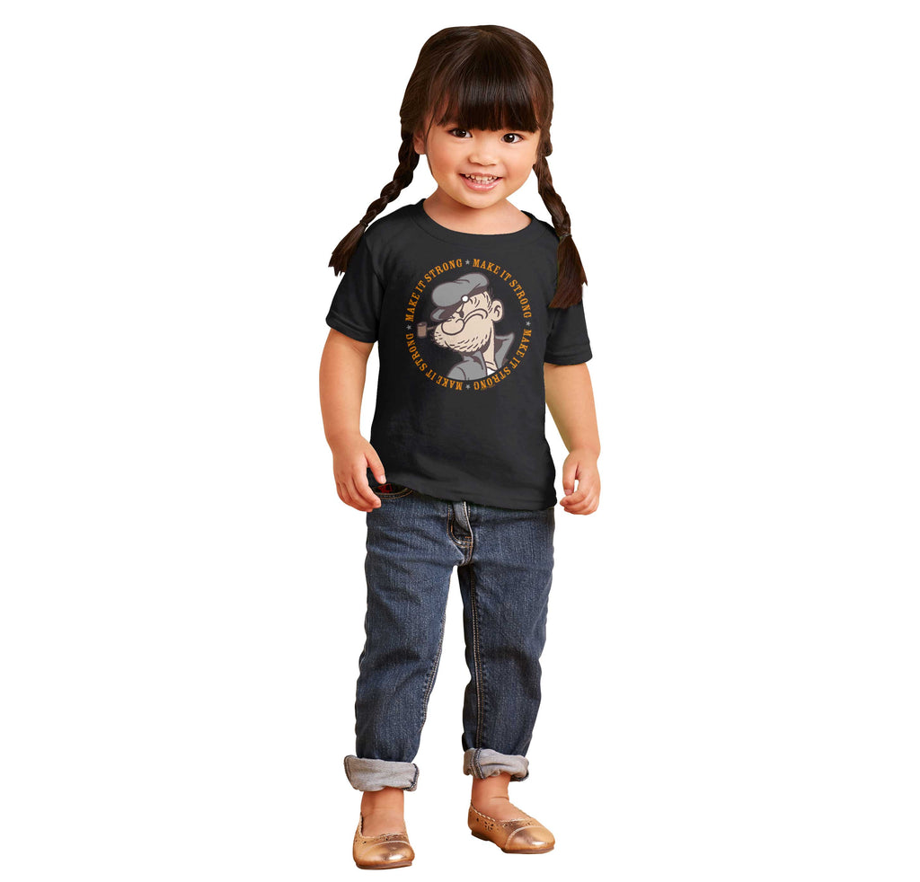 Make It Strong Infant Toddler T Shirt-Direct To Garment Print-Brisco Baby