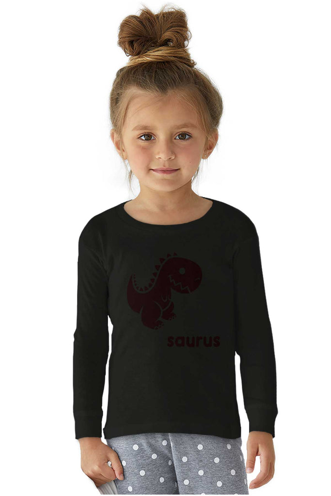 Babysaurus Rex Solid Baby Pajama Top-Direct To Garment Print-Brisco Baby