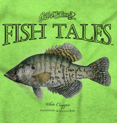 White Crappie Romper Bodysuit-Direct To Garment Print-Brisco Baby