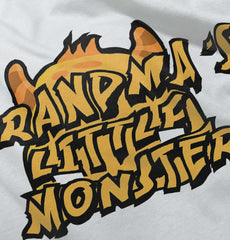 Grandma's Little Monster Romper Bodysuit-Direct To Garment Print-Brisco Baby