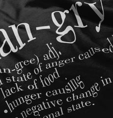Hangry Definition Infant Toddler T Shirt-Direct To Garment Print-Brisco Baby