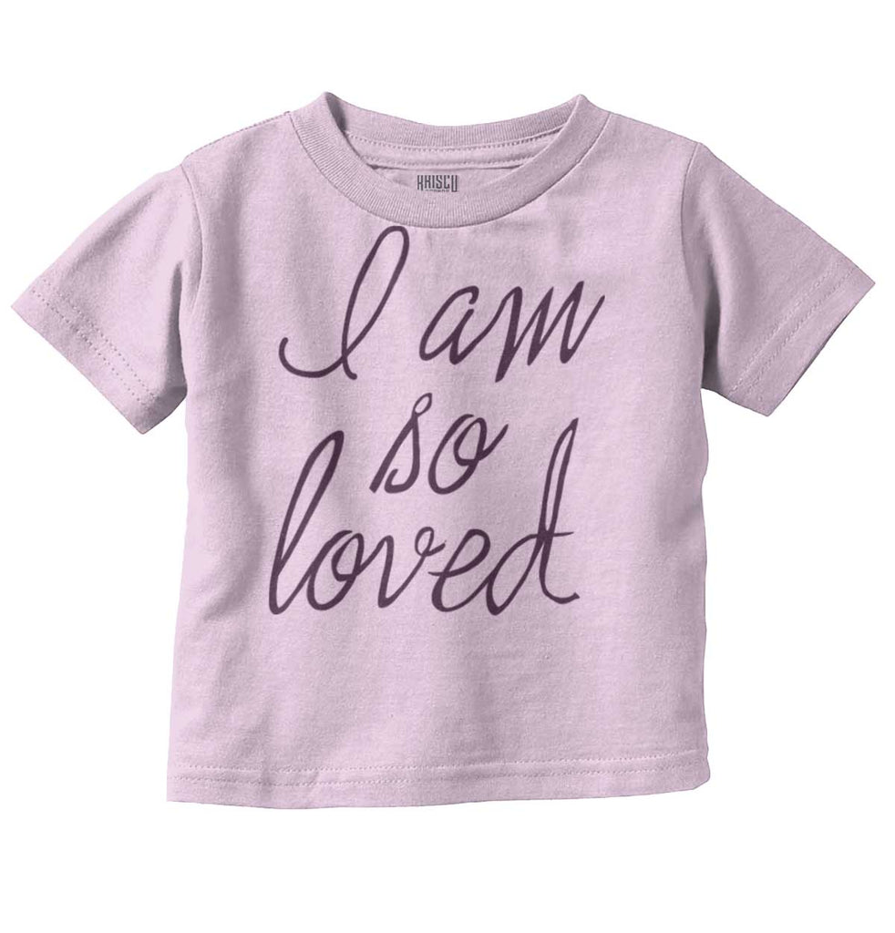 So Loved Infant Toddler T Shirt-Direct To Garment Print-Brisco Baby