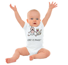 Cat Pacifier Romper Bodysuit-Direct To Garment Print-Brisco Baby