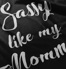 Sassy Like Mommy Infant Baby Bib-Direct To Garment Print-Brisco Baby