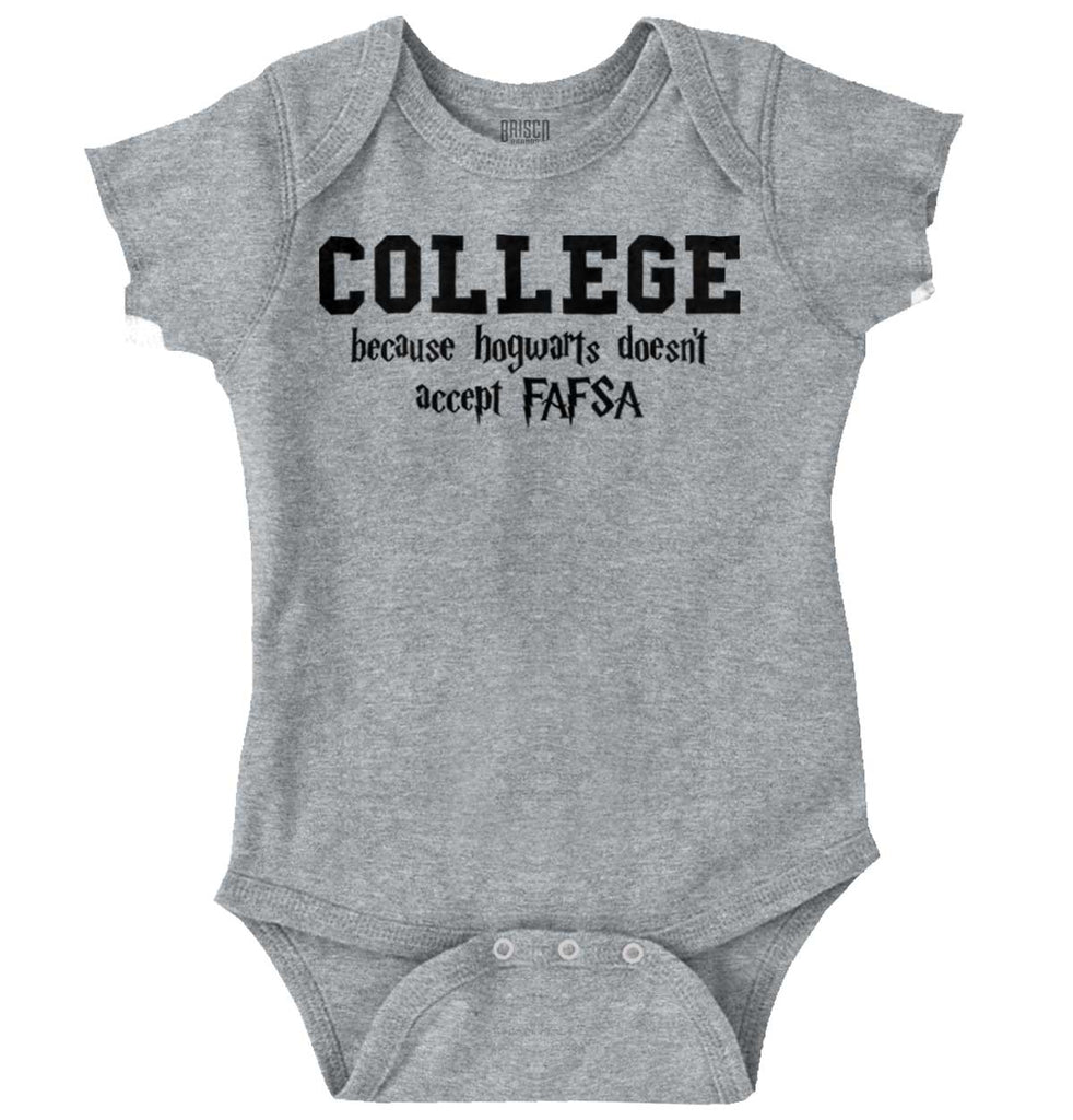 College Romper Bodysuit-Direct To Garment Print-Brisco Baby