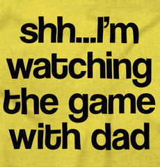 Watching the Game Romper Bodysuit-Direct To Garment Print-Brisco Baby