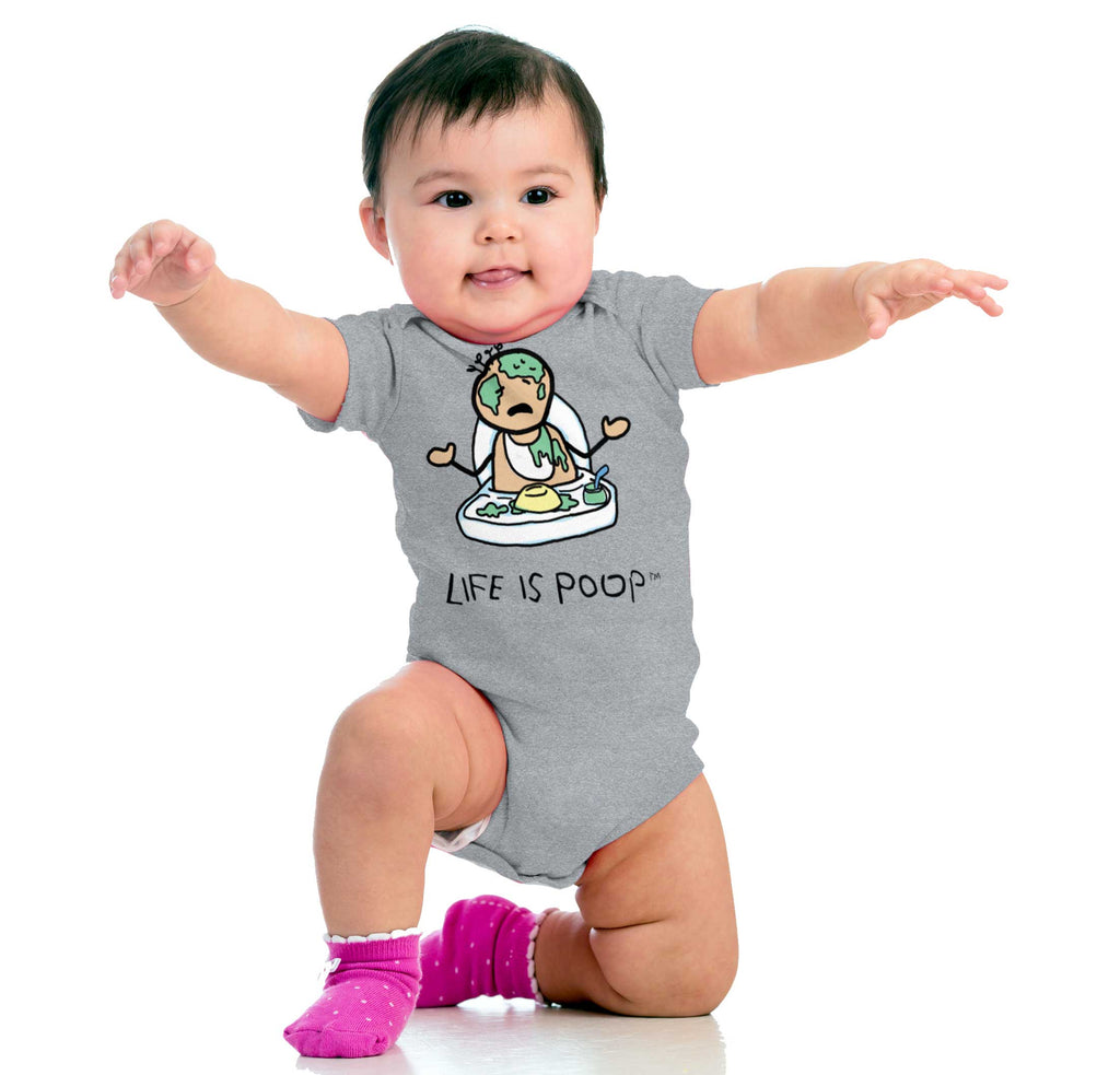 Baby Food Romper Bodysuit-Direct To Garment Print-Brisco Baby