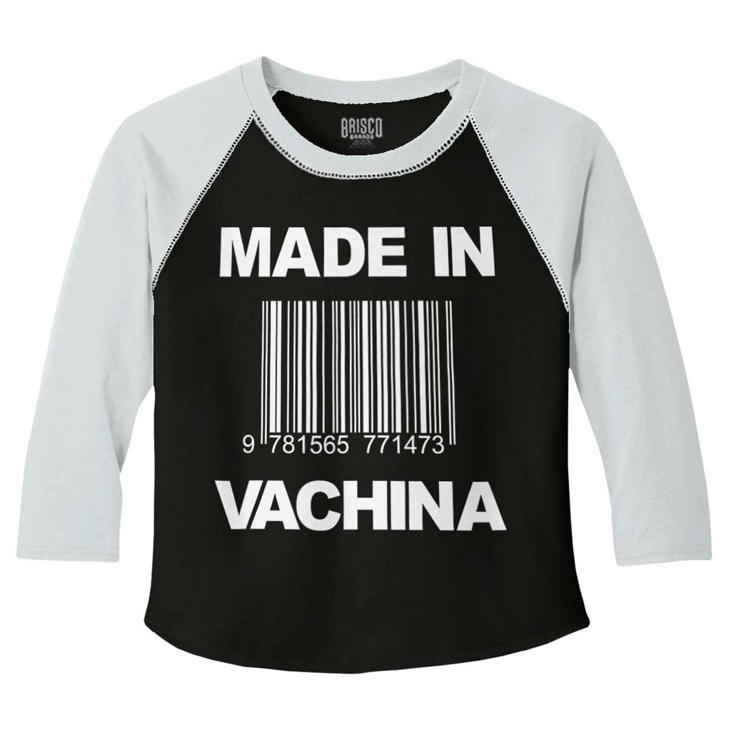 Made In Vachina Toddler Baseball-Direct To Garment Print-Brisco Baby