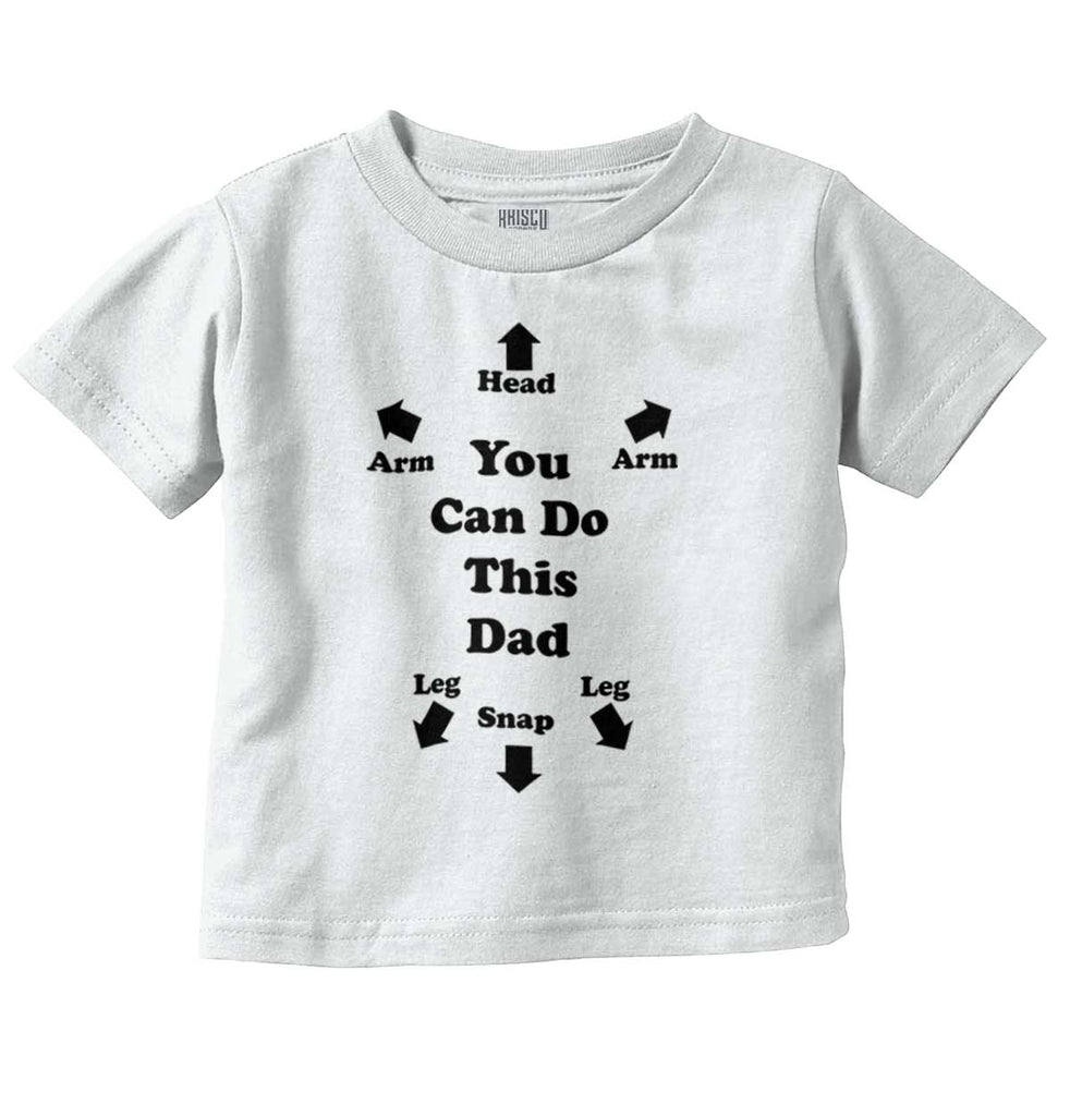 You Can Do This Infant Toddler T Shirt-Direct To Garment Print-Brisco Baby