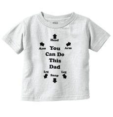 You Can Do This Infant Toddler T Shirt-Direct To Garment Print-Brisco Baby