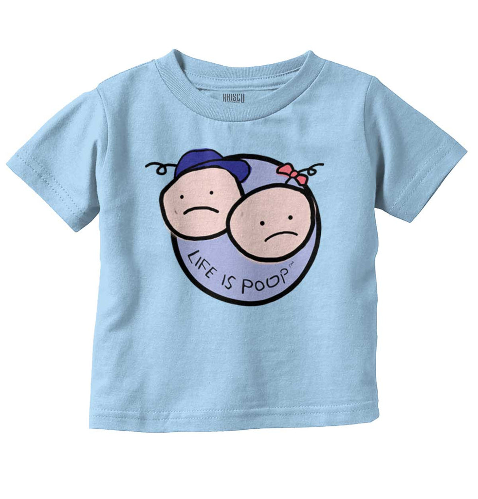 Boy and Girl Logo Infant Toddler T Shirt-Direct To Garment Print-Brisco Baby