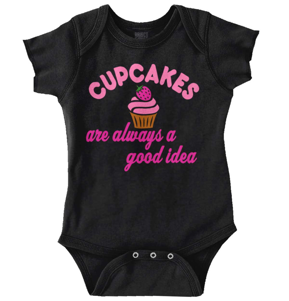 Cupcakes Romper Bodysuit-Direct To Garment Print-Brisco Baby