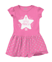 Little Miracle Baby Polka Dot Skirt Dress-Direct To Garment Print-Brisco Baby