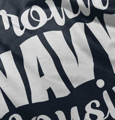 Proud Navy Cousin Infant Toddler T Shirt-Direct To Garment Print-Brisco Baby