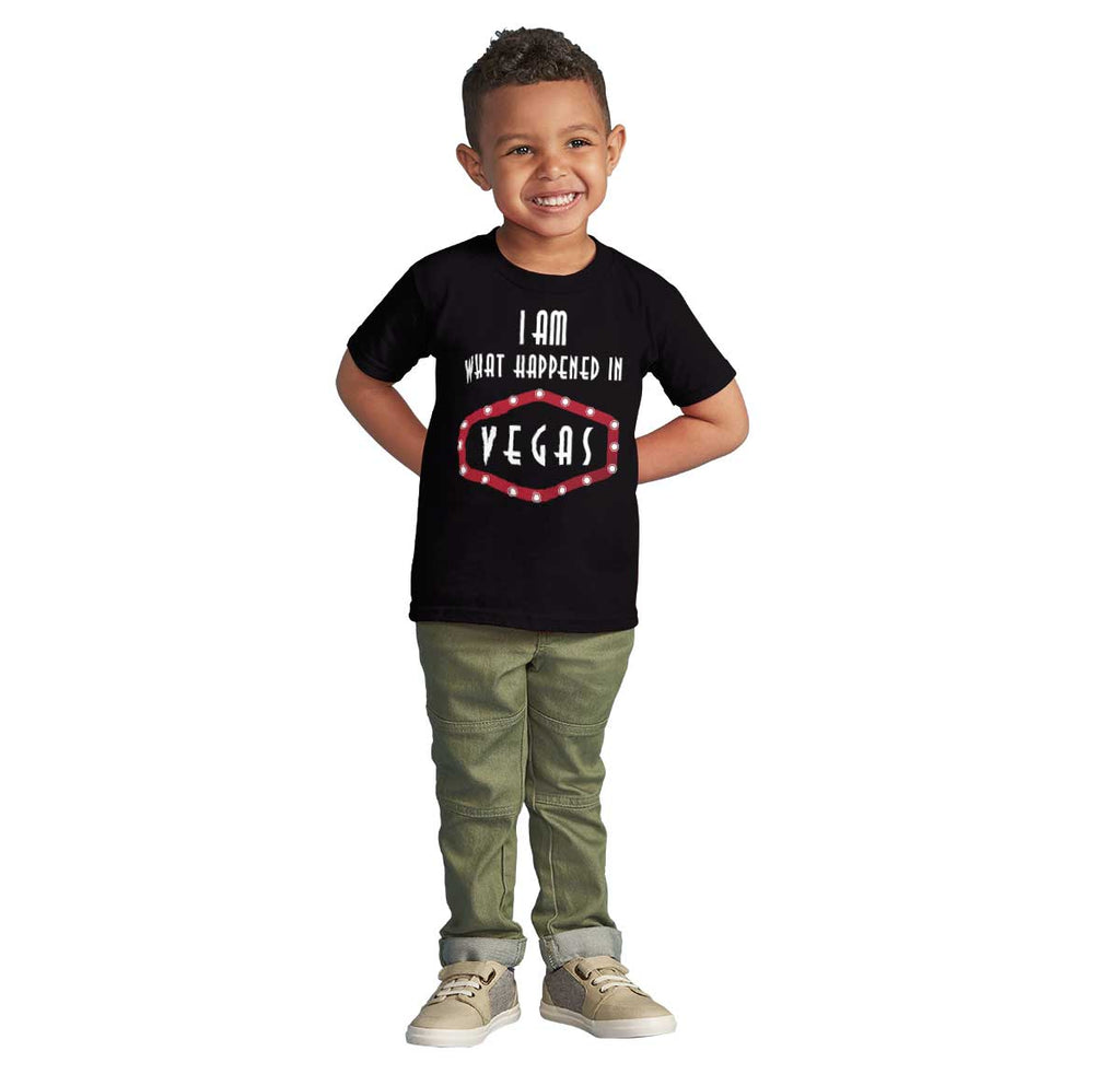 Happened In Vegas Infant Toddler T Shirt-Direct To Garment Print-Brisco Baby