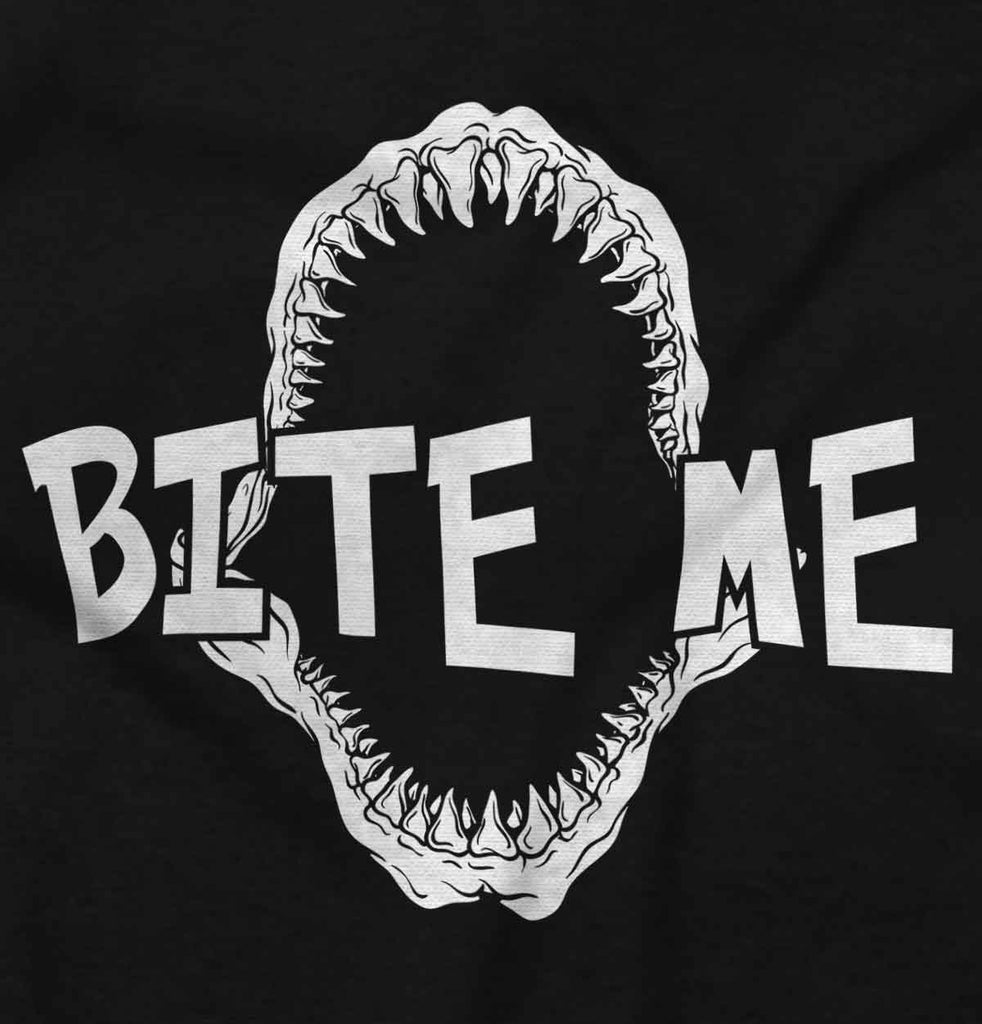 Bite Me Infant Baby Bib-Direct To Garment Print-Brisco Baby